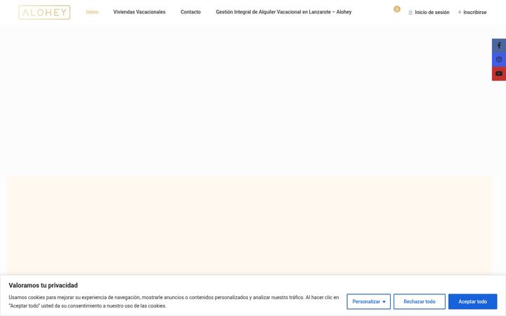 Screenshot of alohey.es