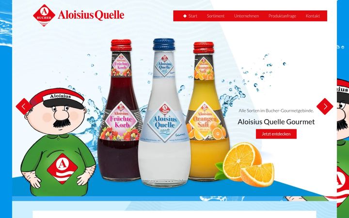 Screenshot of aloisius-quelle.de