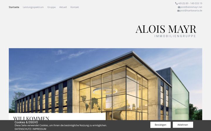 Screenshot of aloismayr.net