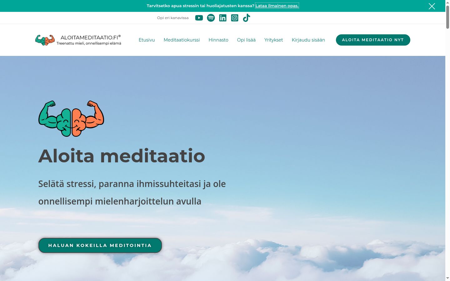 Screenshot des Einwilligungsbanners vor jeglicher Interaktion