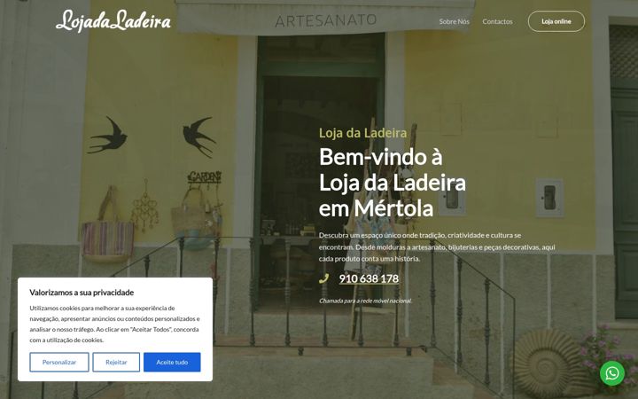 Screenshot of alojadaladeira.com
