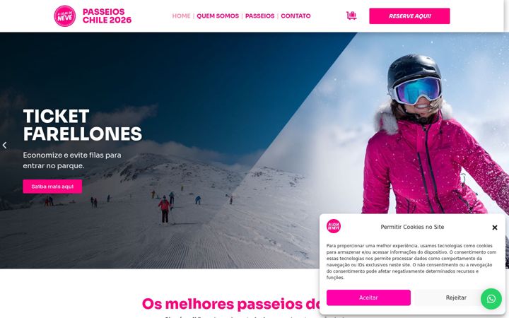 Screenshot von alojadeneve.com.br