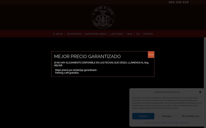 Screenshot of alojamientoliebana.com