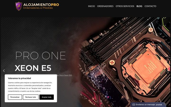 Screenshot of alojamientopro.com