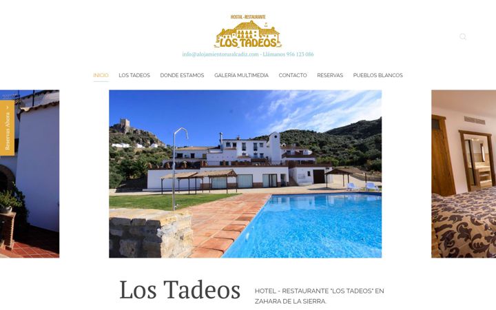 Captura de pantalla de alojamientoruralcadiz.com