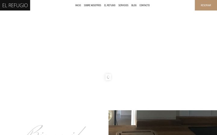 Captura de pantalla de alojamientoruralelrefugio.es