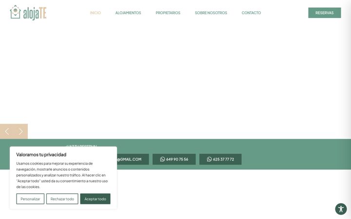 Screenshot von alojamientosteruel.com
