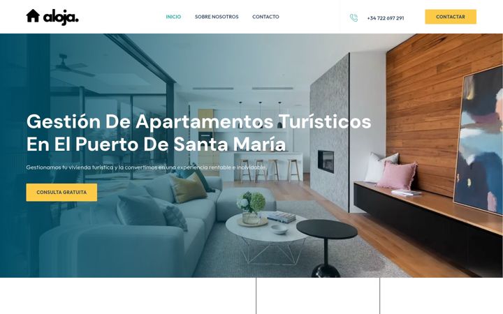 Screenshot of alojamientosturisticoselpuerto.es