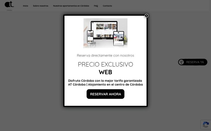Snimka zaslona za alojamientosturisticosencordoba.com
