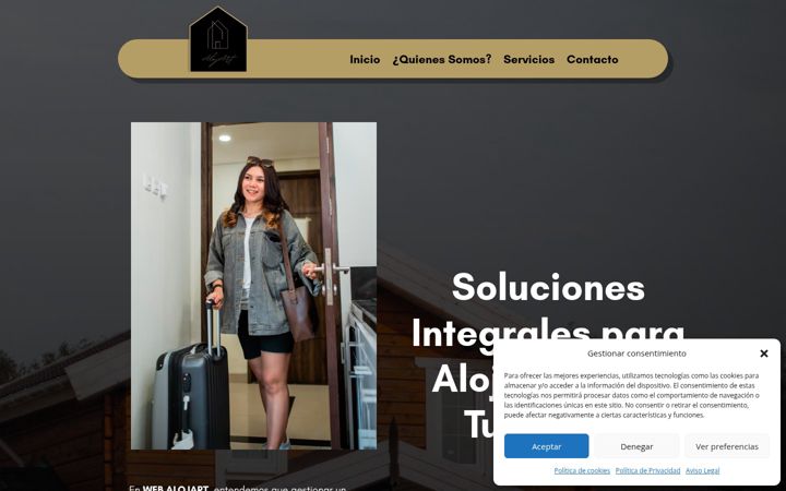 Screenshot of alojart.com