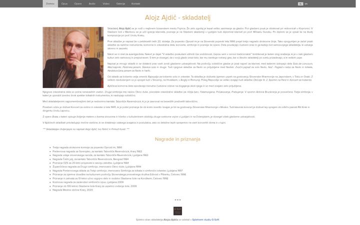 Screenshot di alojzajdic.si