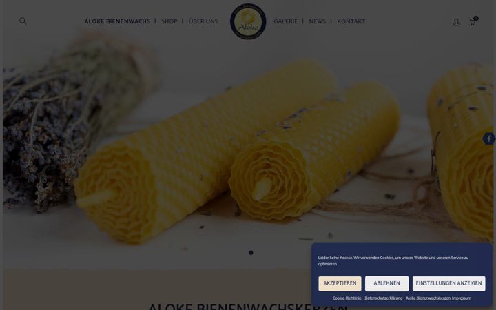 Screenshot di aloke.de