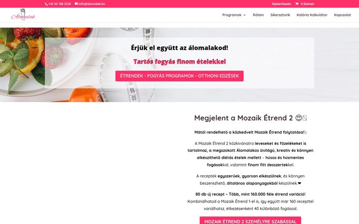 Screenshot di alomalak.hu