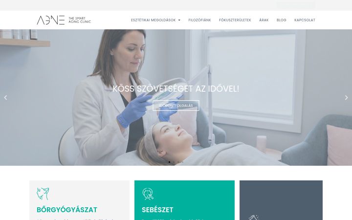 Screenshot of alomarc.hu