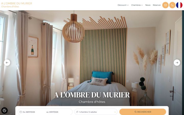 Screenshot di alombredumurier.com
