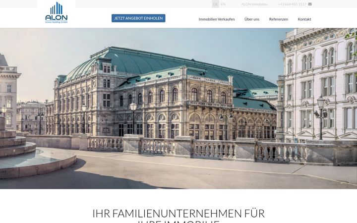 Screenshot of alon-immoholding.at
