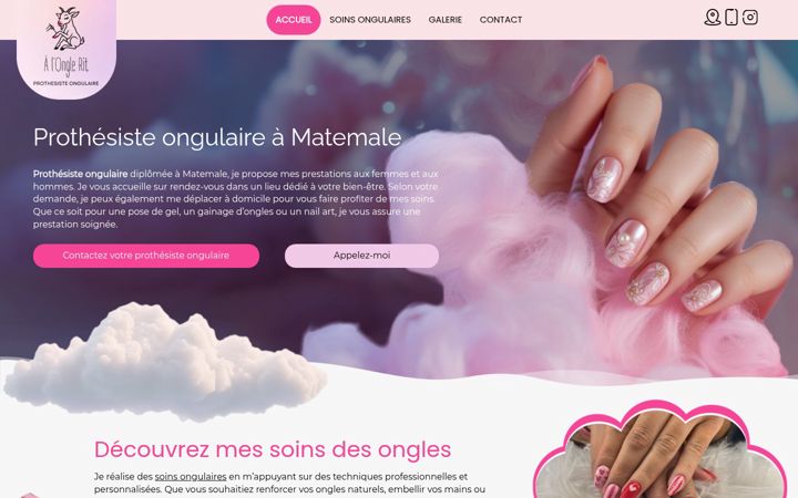 Screenshot of alonglerit.fr