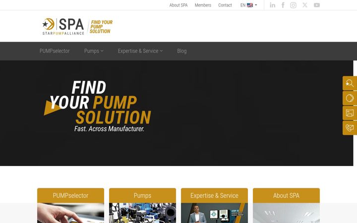 Screenshot of alonpump.com