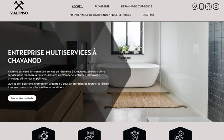 Screenshot of alonso-multiservices.fr