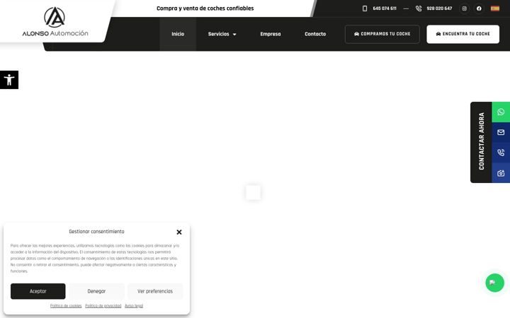 Screenshot ta' alonsoautomocion.es