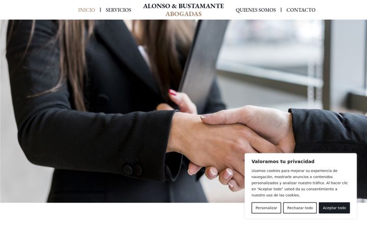 Snímek obrazovky alonsobustamanteabogadas.com