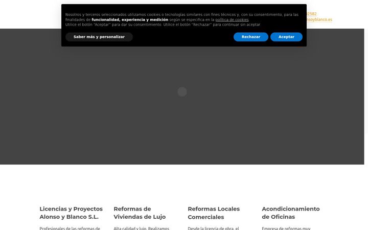 Screenshot ta' alonsoyblanco.es