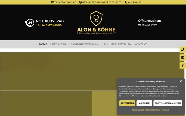 Screenshot of alonundsoehne.at