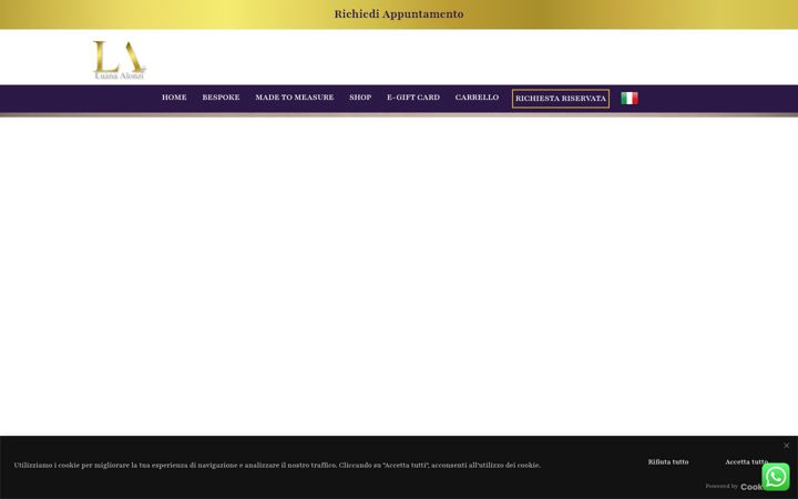 Screenshot of alonziluana.it