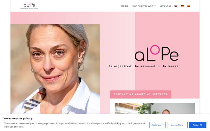 Screenshot ta' alope-services.com