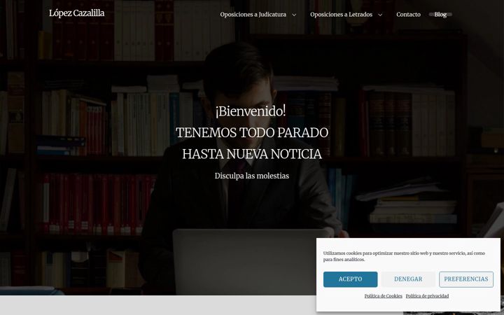 Screenshot di alopezcazalilla.es