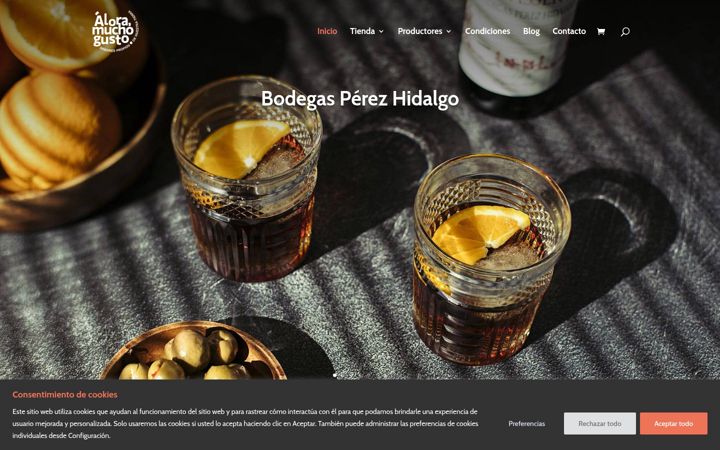 Screenshot of aloramuchogusto.es