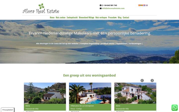 Capture d'écran de alorarealestate.com