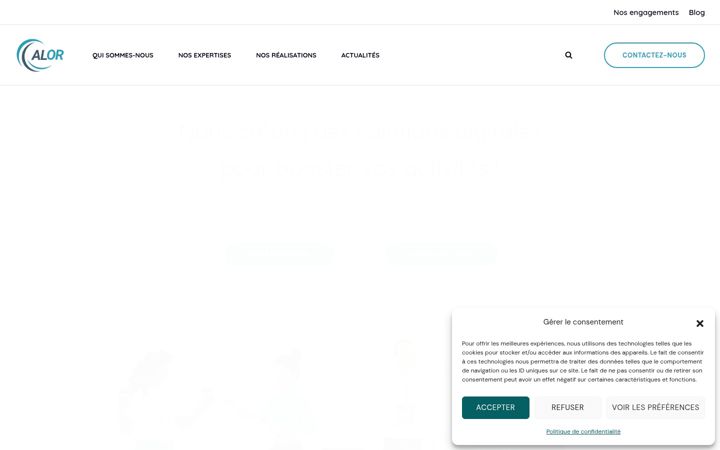 Screenshot di alorconseil.com