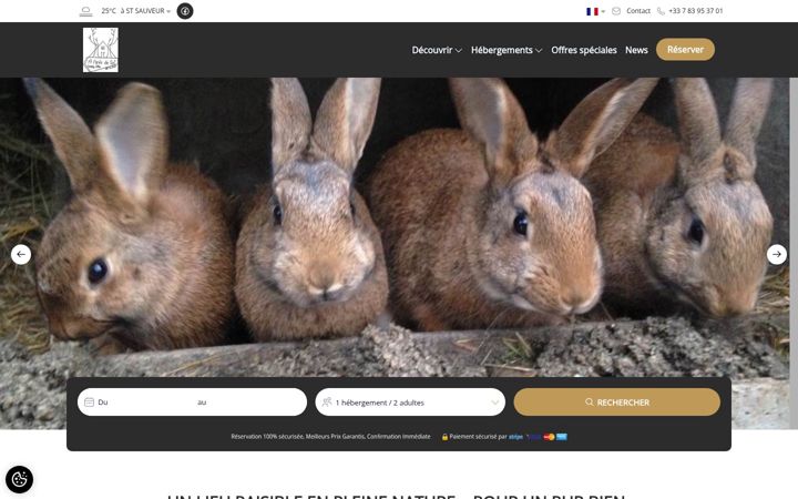 Screenshot of aloreedesoi.fr
