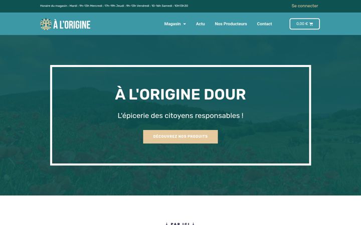 Screenshot von alorigine.be