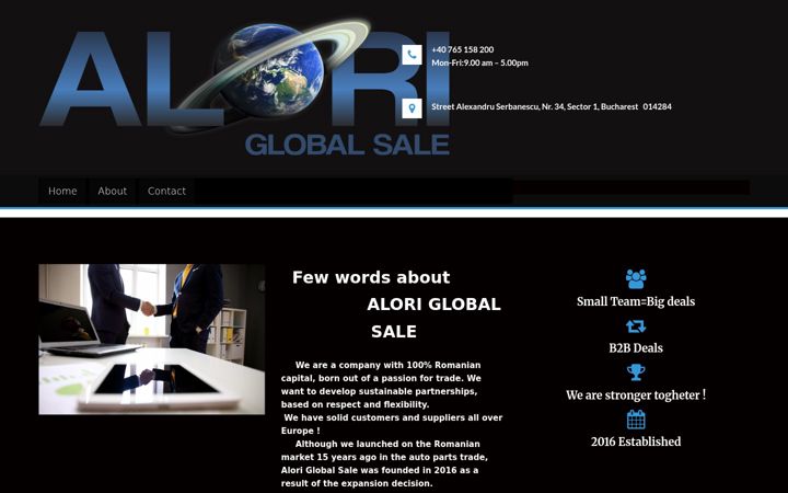 Screenshot of alorisale.com