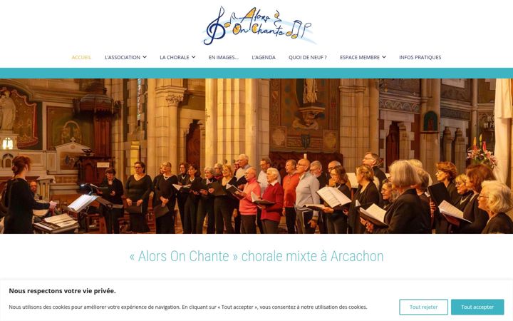Screenshot von alorsonchante33.fr