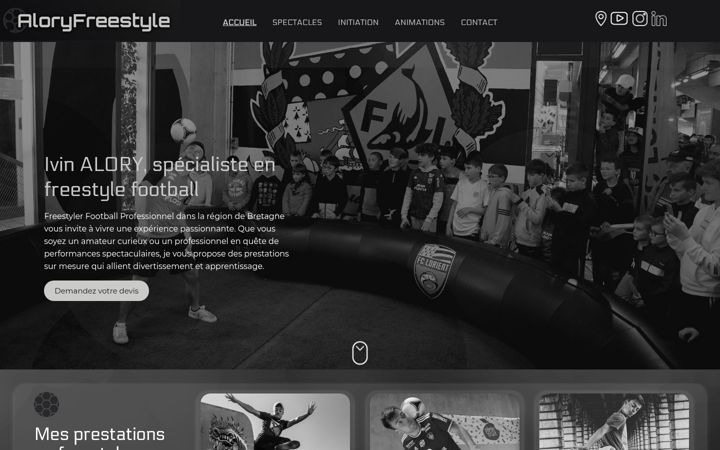 Screenshot of alory-freestyle.fr