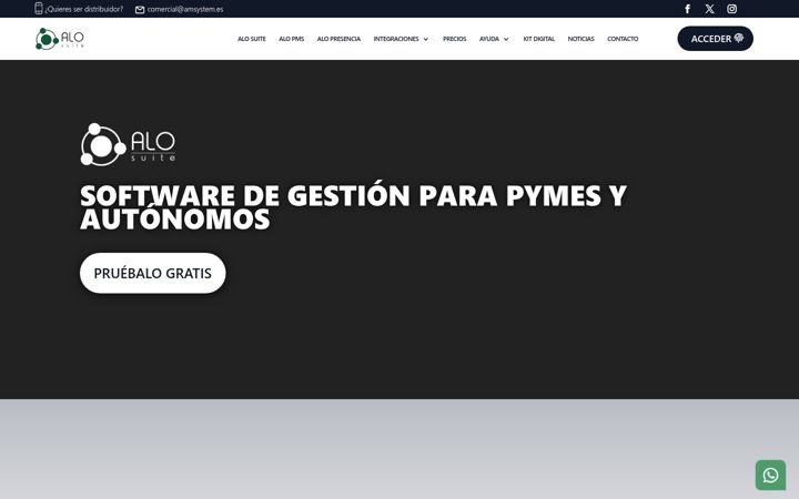 Screenshot of alosuite.com