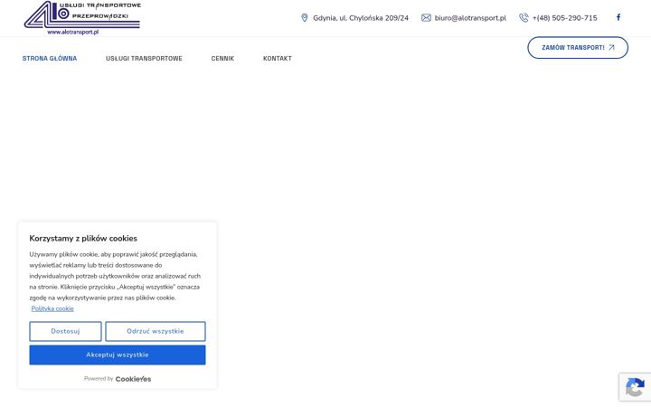 Screenshot of alotransport.pl