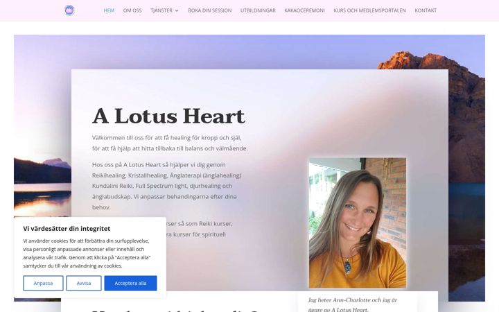 Screenshot di alotusheart.se