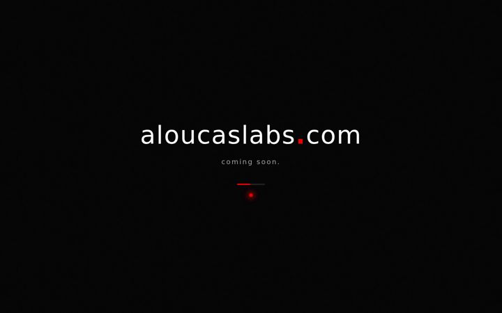 Ekraanipilt saidist aloucaslabs.com