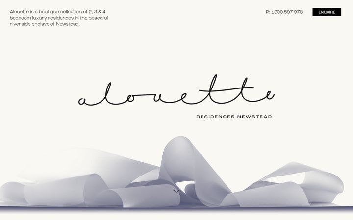 Screenshot of alouettenewstead.com.au