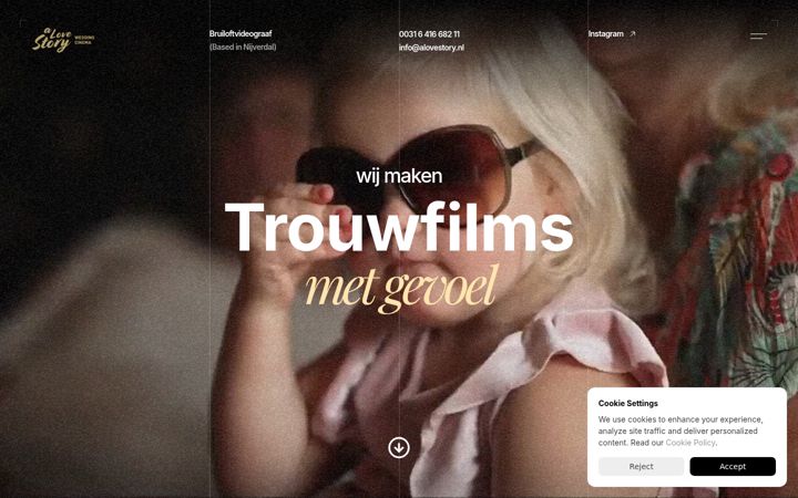 Skærmbillede af alovestory.nl