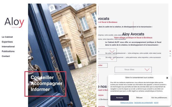 Screenshot ta' aloy-avocats.fr