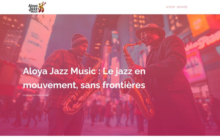 Screenshot of aloyamusic.fr
