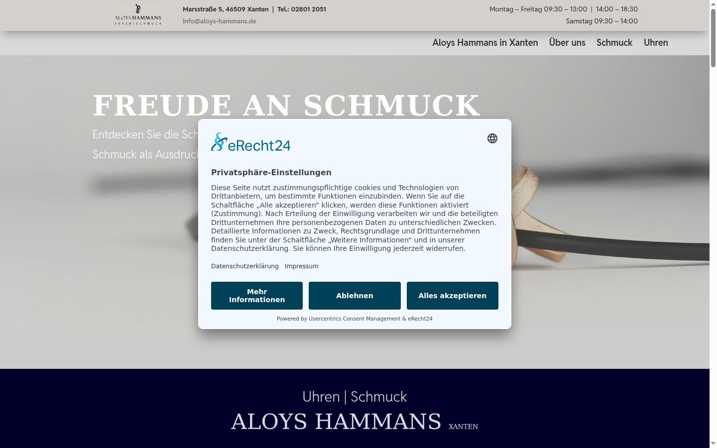 Screenshot tal-banner tal-kunsens muri qabel kwalunkwe interazzjoni