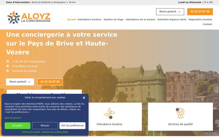 Screenshot of aloyz-laconciergerie.fr