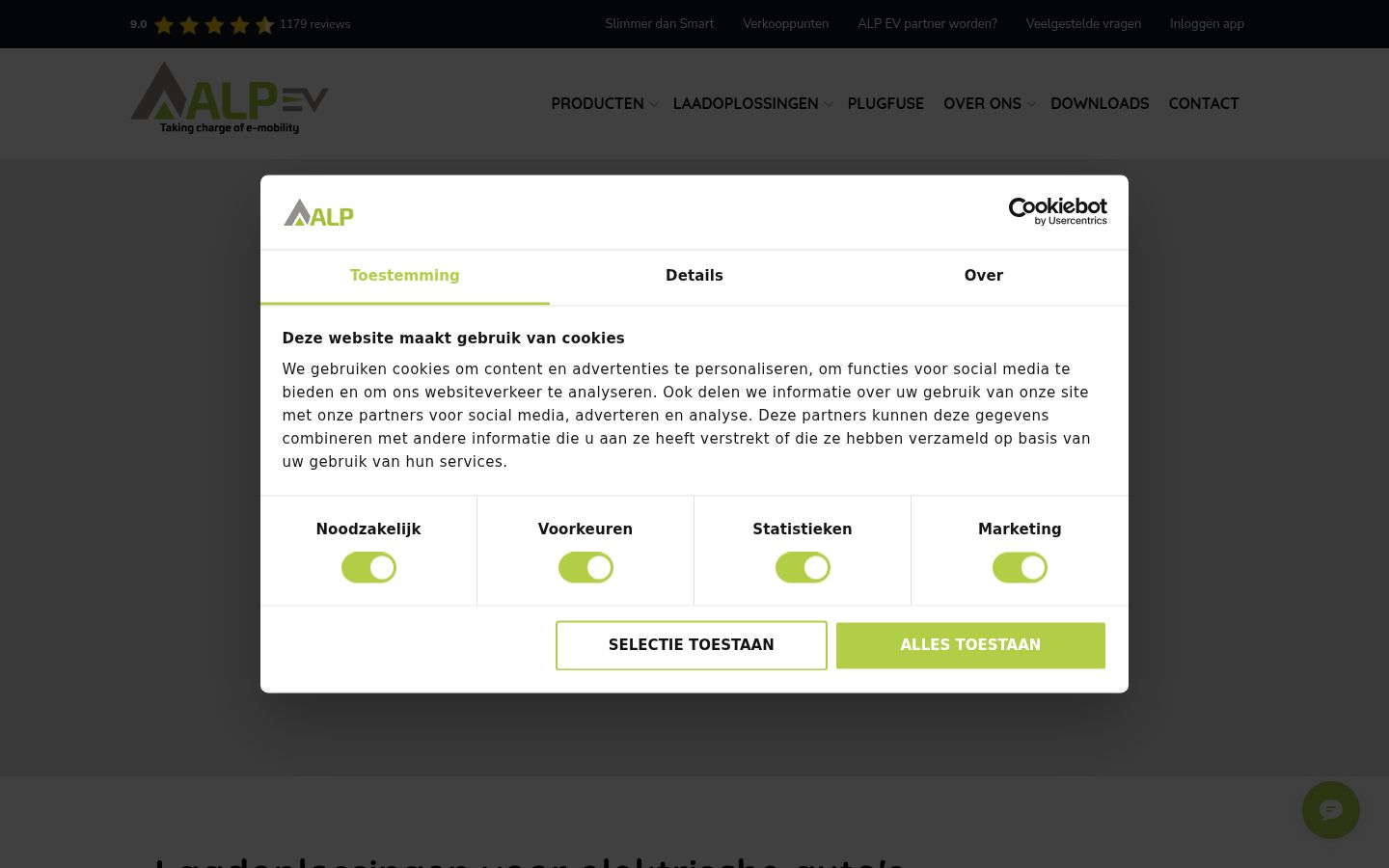 Screenshot tal-banner tal-kunsens muri qabel kwalunkwe interazzjoni