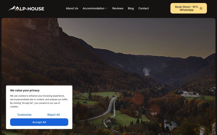 Screenshot di alp-house.com